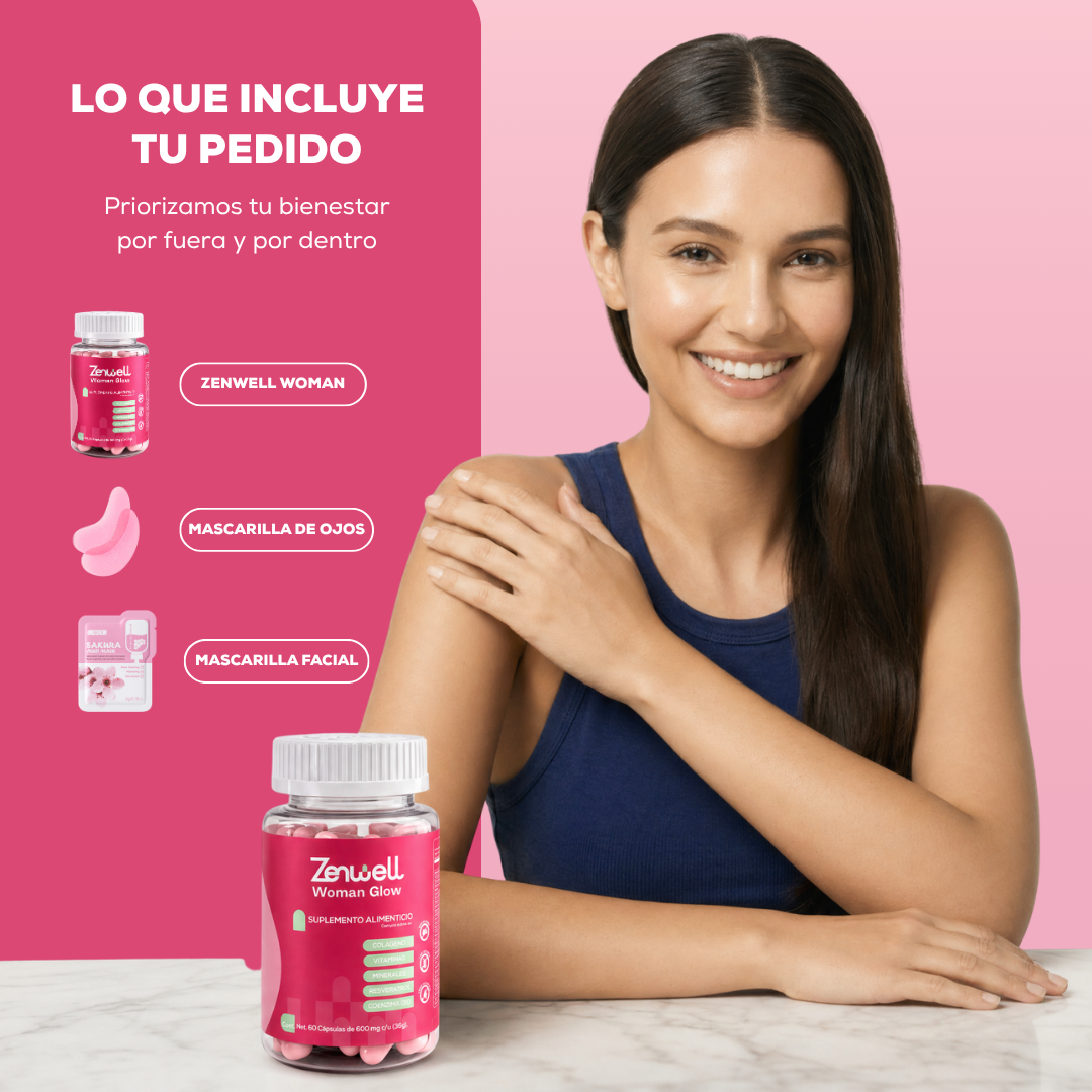 Zenwell Woman – Multivitamínico Integral para Mujer | Equilibrio Hormonal, Energía y Belleza