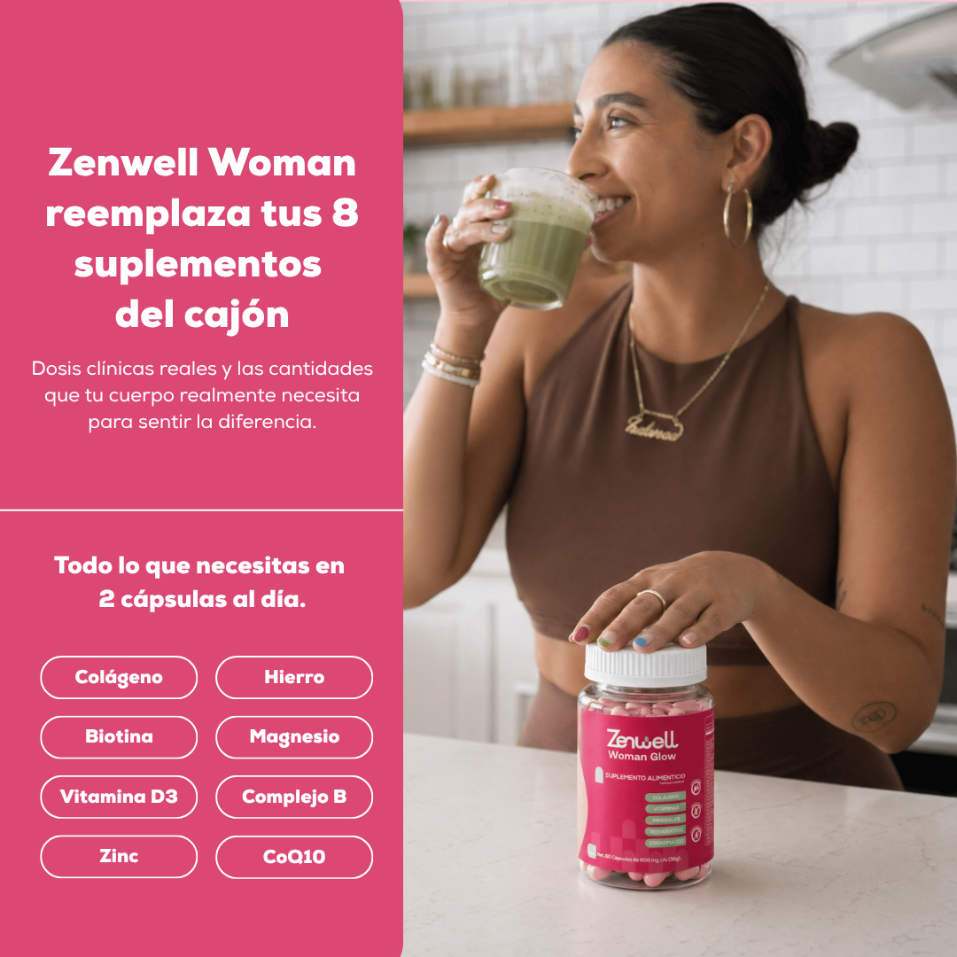 Zenwell Woman – Multivitamínico Integral para Mujer | Equilibrio Hormonal, Energía y Belleza
